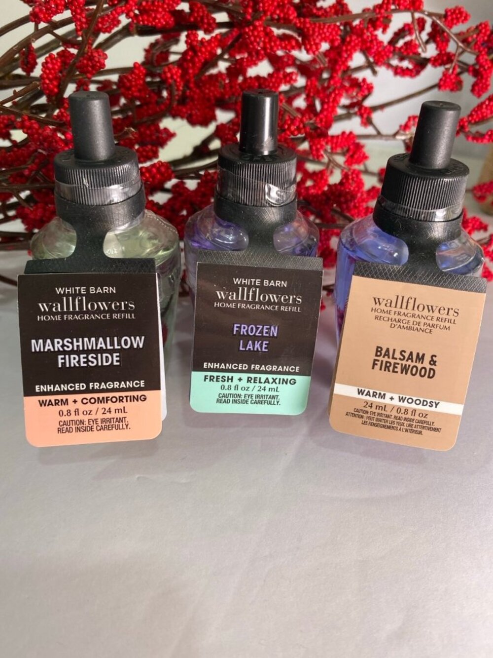 Winter Wallflowers Bath & Body Works 3 New & Sealed